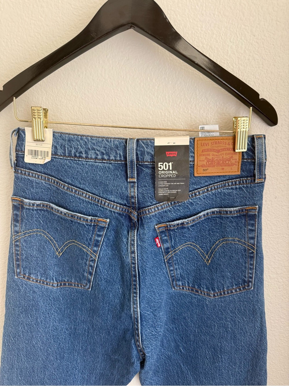 Levi's 501 Original Cropped Jeans - Blue